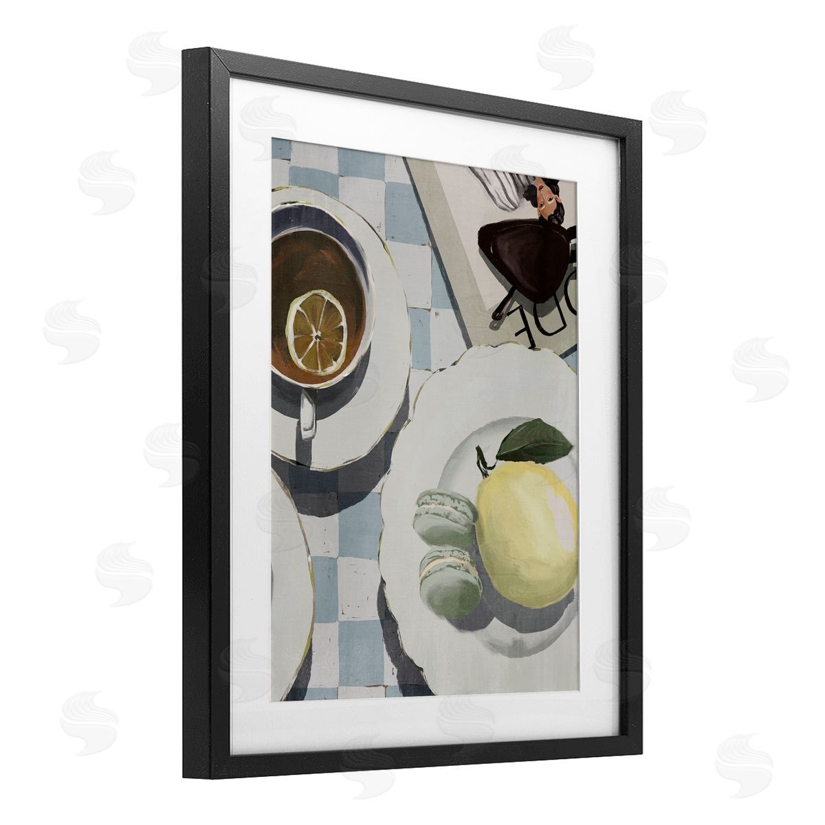 Anna Lischenko Italian Morning Coffee Tabletop Canvas Wall Art Print