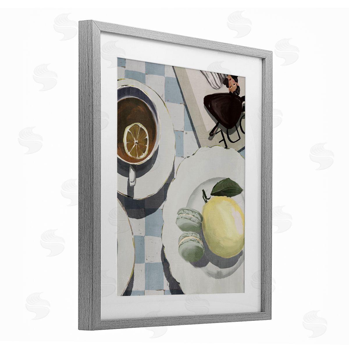 Anna Lischenko Italian Morning Coffee Tabletop Canvas Wall Art Print