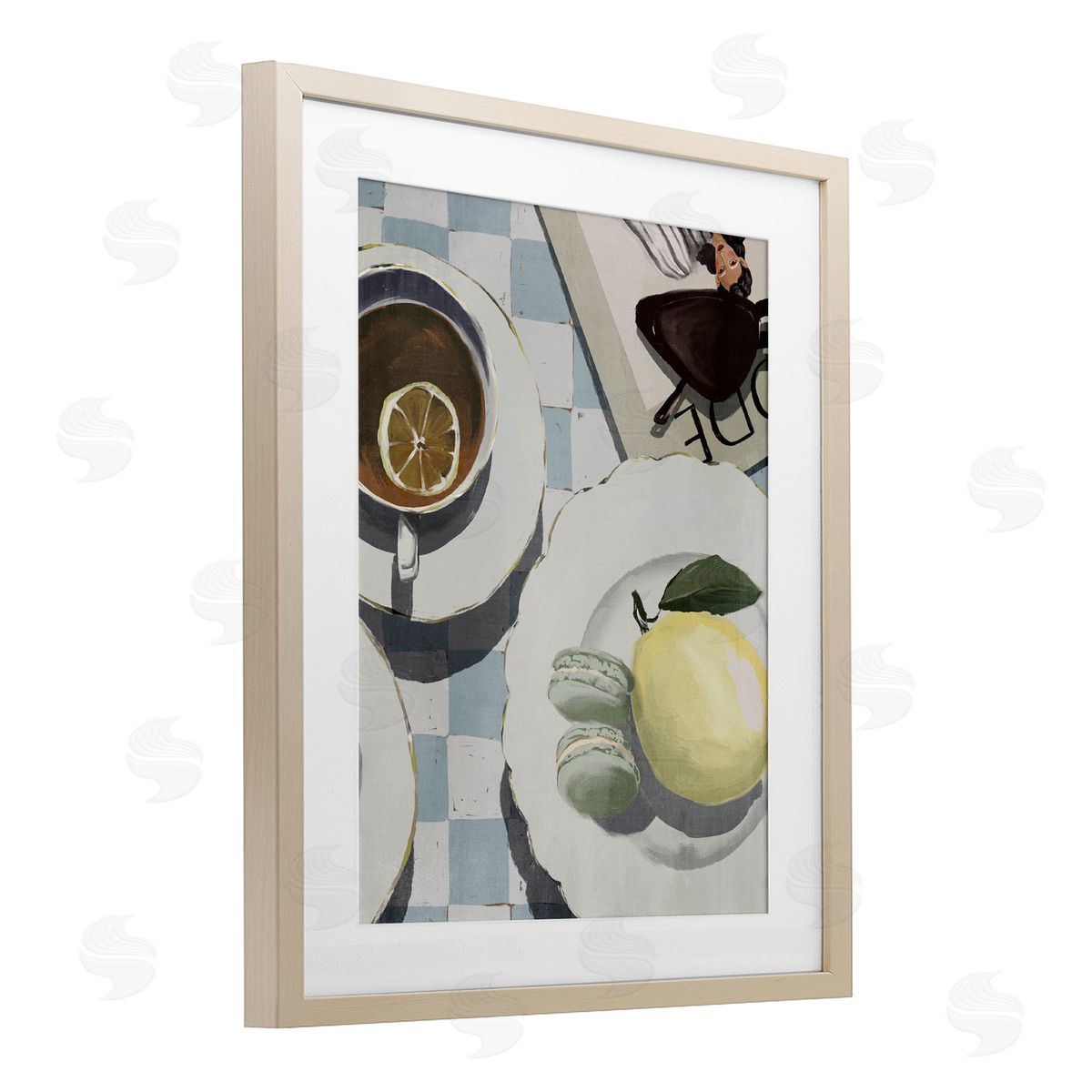 Anna Lischenko Italian Morning Coffee Tabletop Canvas Wall Art Print