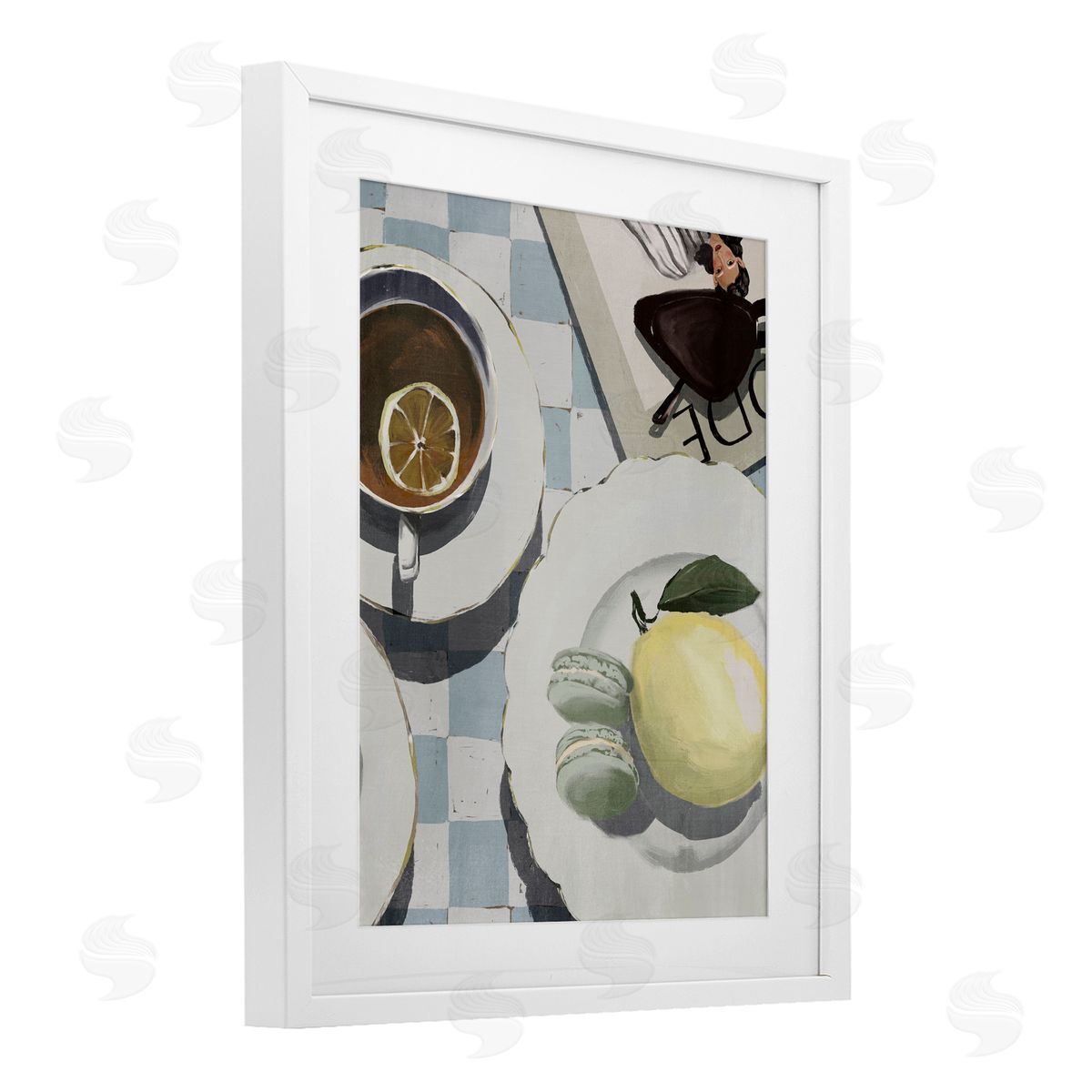 Anna Lischenko Italian Morning Coffee Tabletop Canvas Wall Art Print