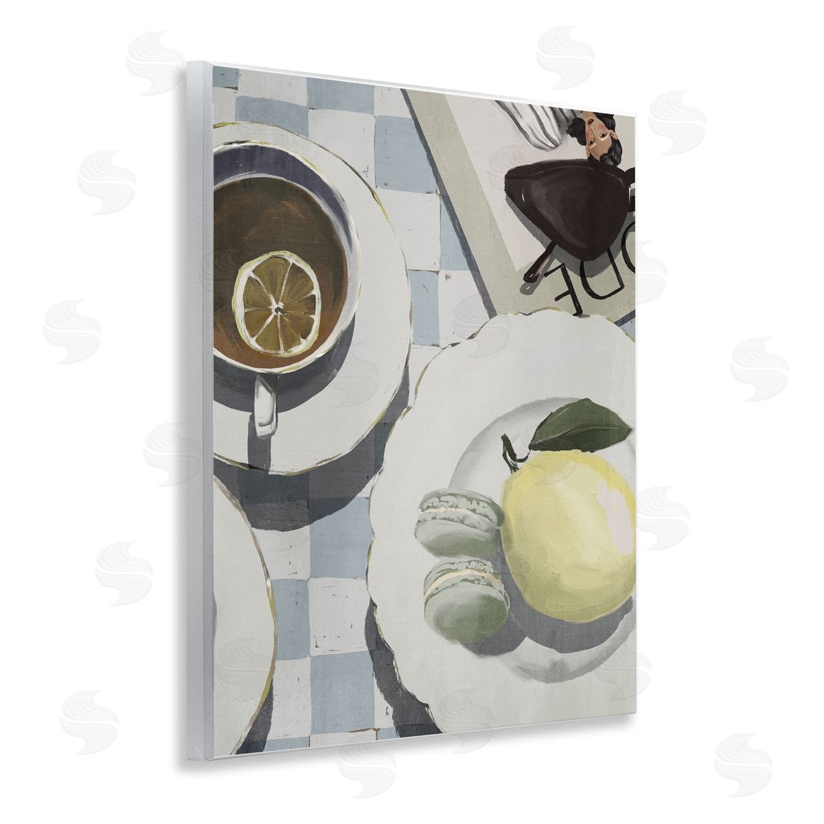 Anna Lischenko Italian Morning Coffee Tabletop Canvas Wall Art Print