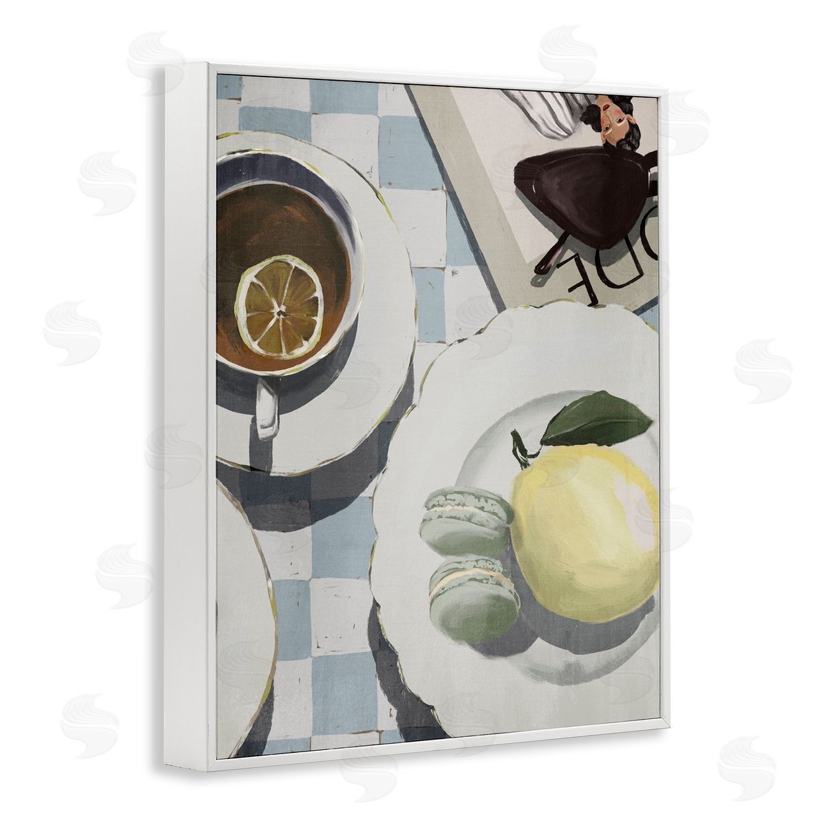 Anna Lischenko Italian Morning Coffee Tabletop Canvas Wall Art Print