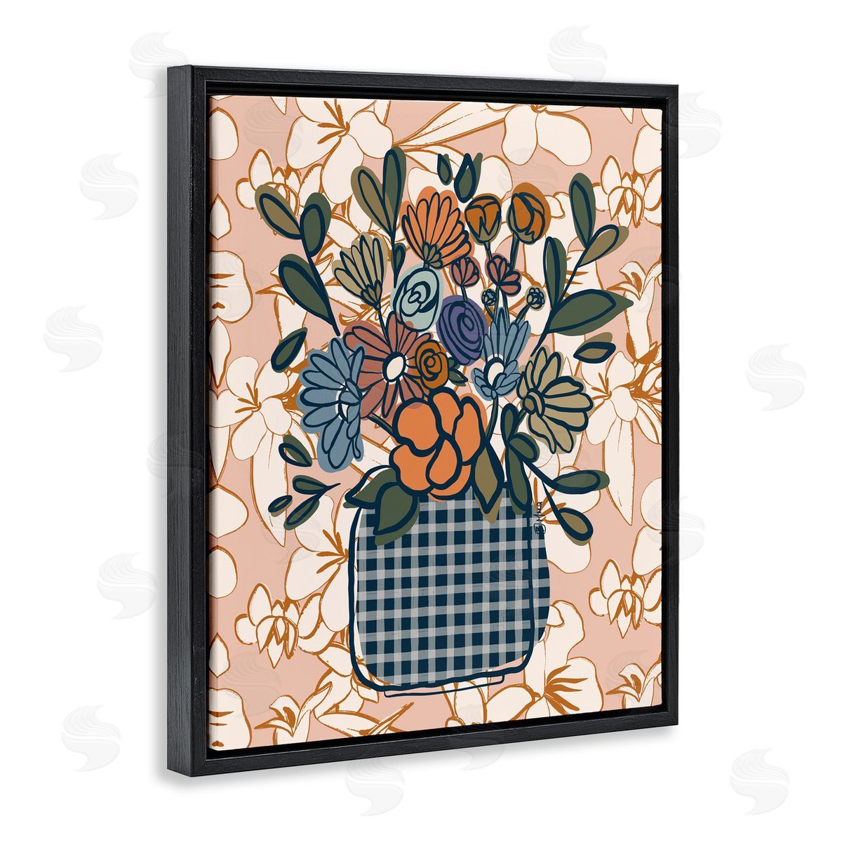 Beki Marquardt Little Garden Flower Bouquet Canvas Wall Art Print