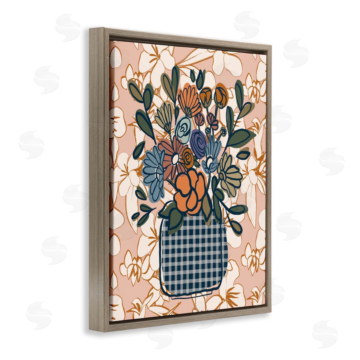 Beki Marquardt Little Garden Flower Bouquet Canvas Wall Art Print