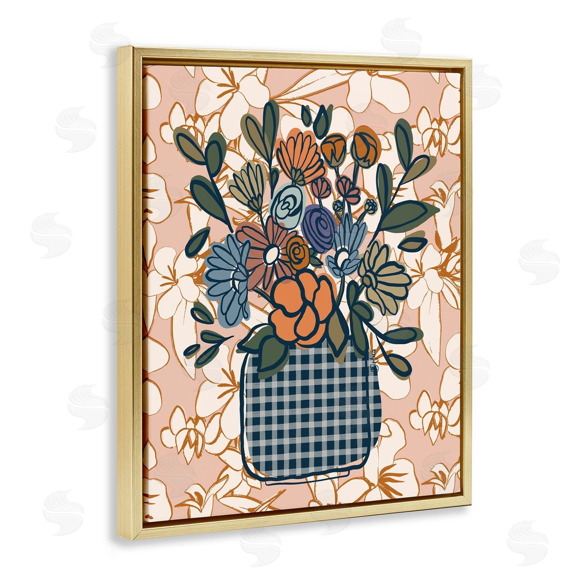 Beki Marquardt Little Garden Flower Bouquet Canvas Wall Art Print