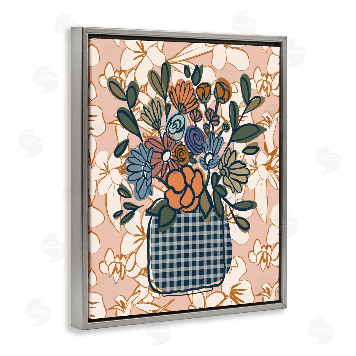 Beki Marquardt Little Garden Flower Bouquet Canvas Wall Art Print