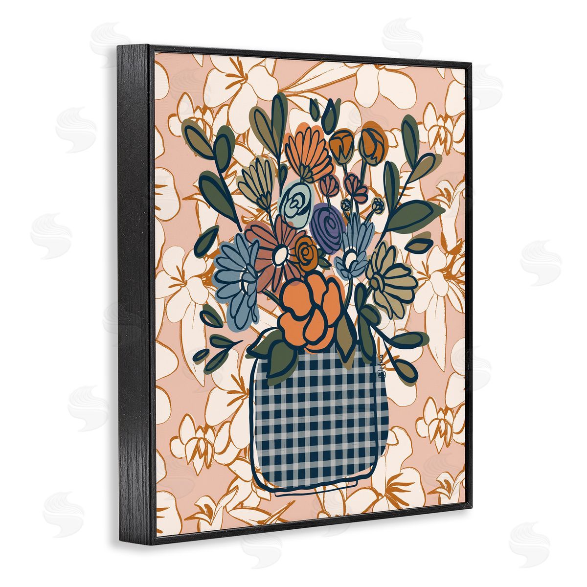 Beki Marquardt Little Garden Flower Bouquet Canvas Wall Art Print