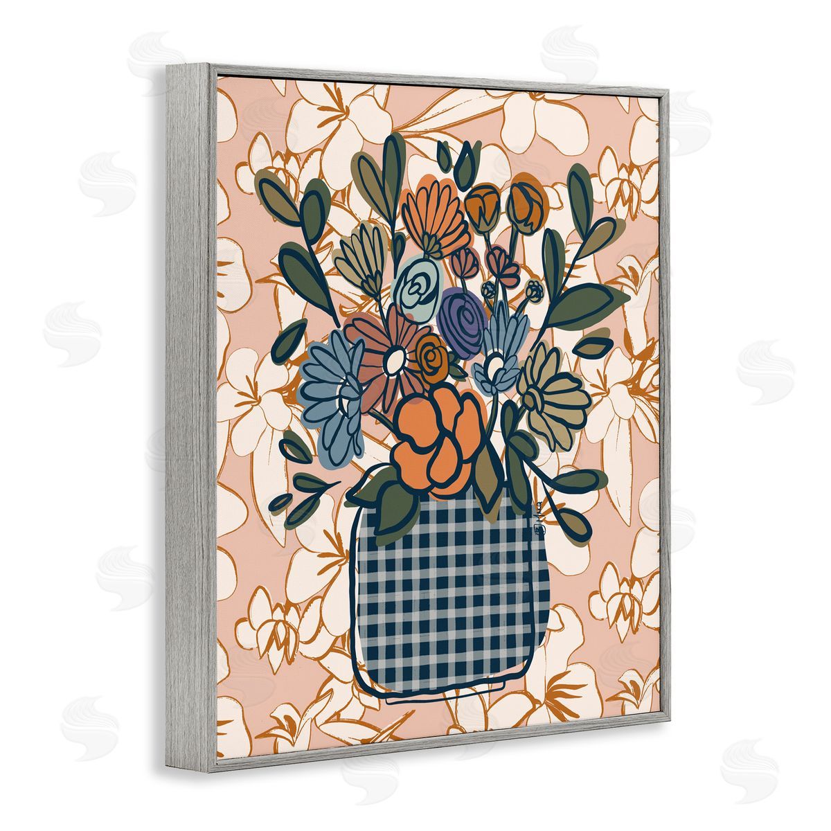 Beki Marquardt Little Garden Flower Bouquet Canvas Wall Art Print