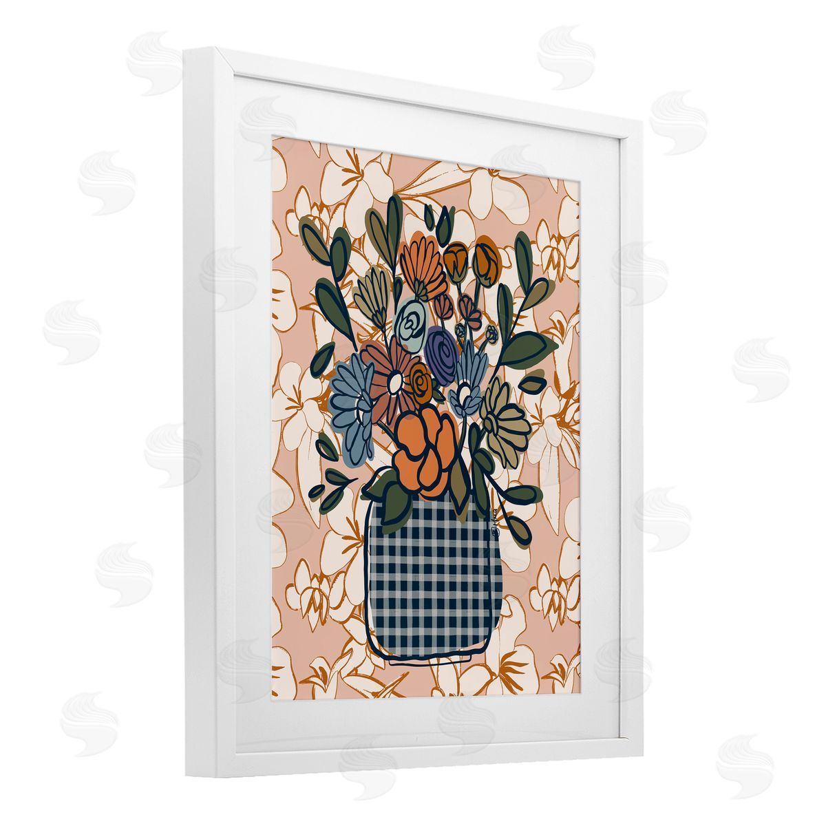Beki Marquardt Little Garden Flower Bouquet Canvas Wall Art Print