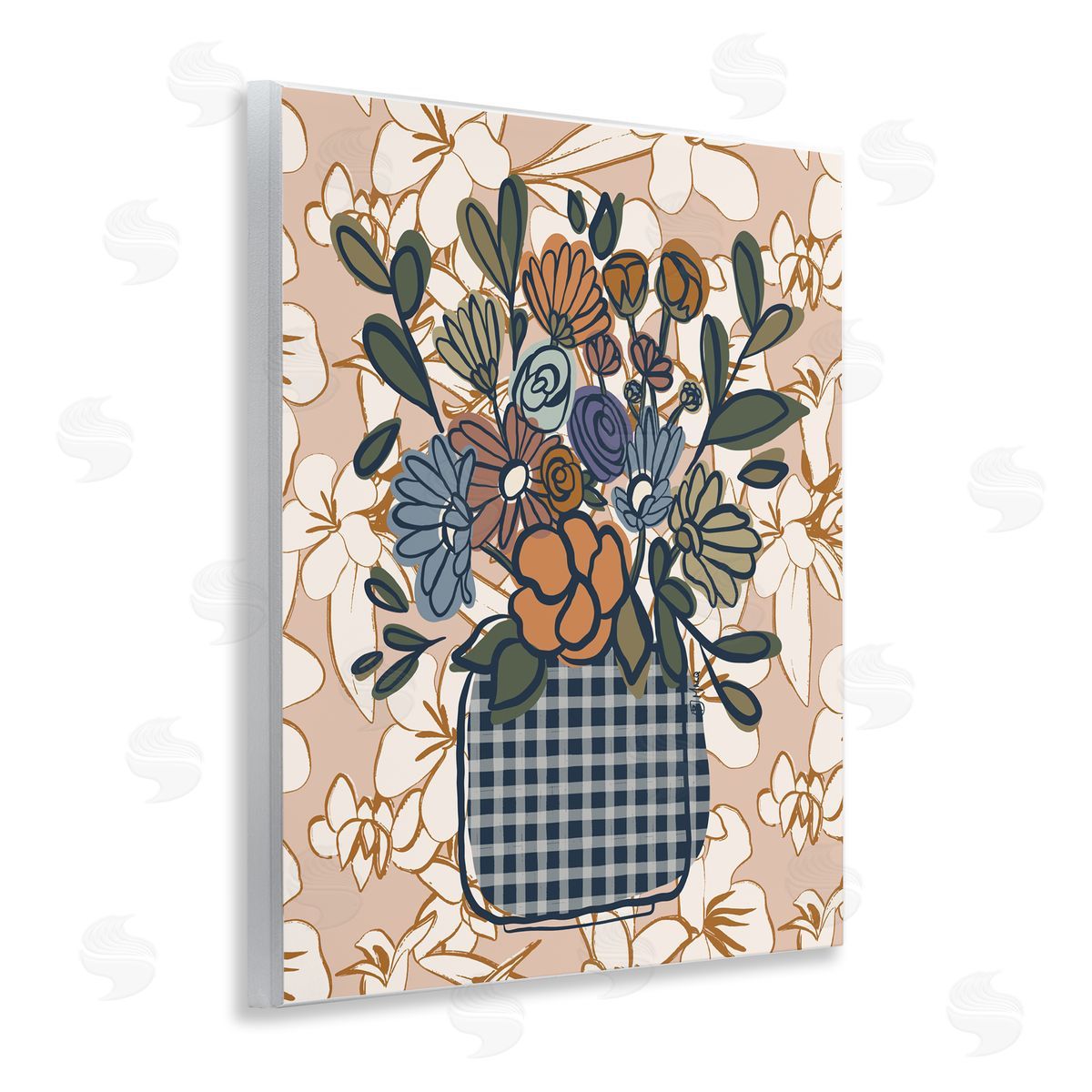 Beki Marquardt Little Garden Flower Bouquet Canvas Wall Art Print