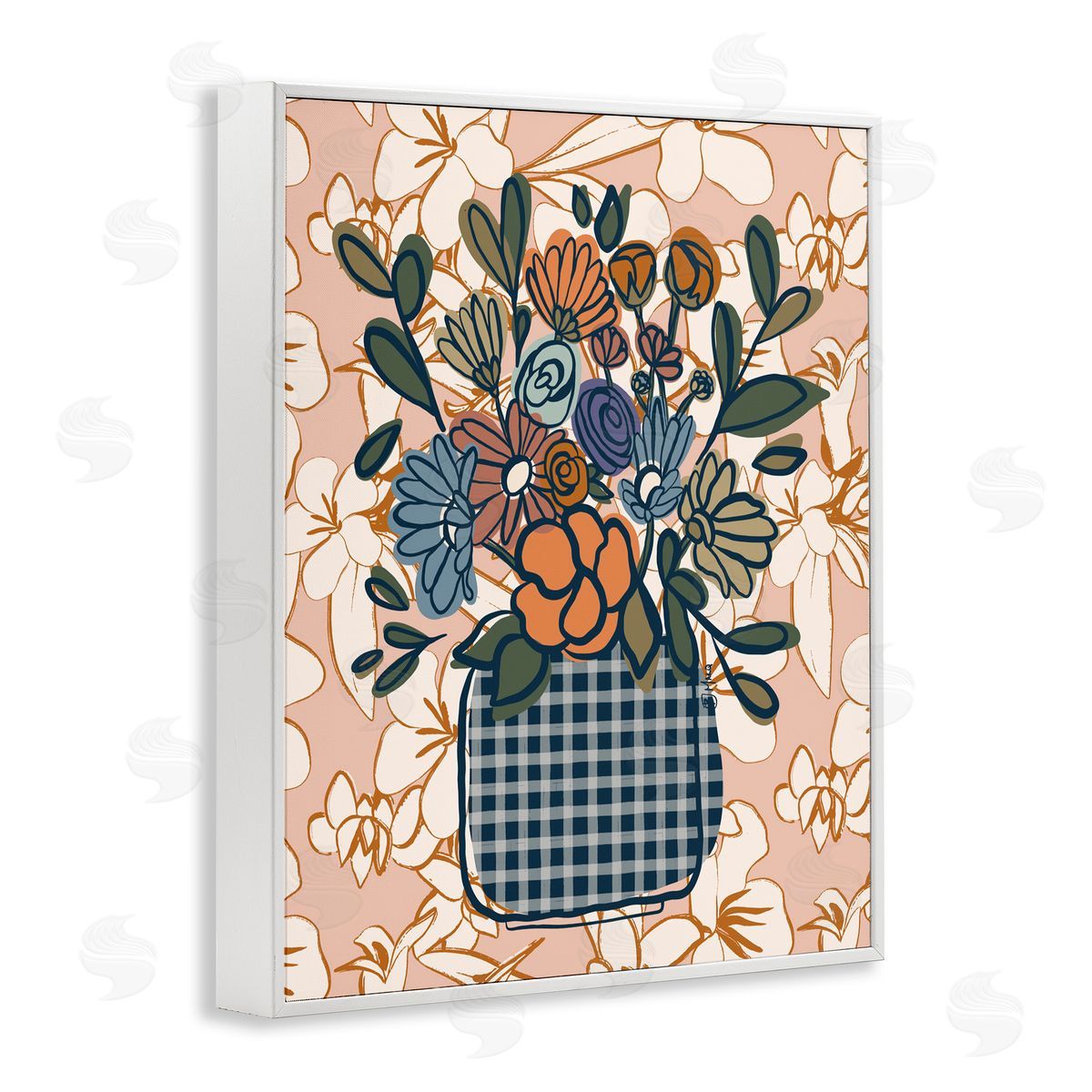 Beki Marquardt Little Garden Flower Bouquet Canvas Wall Art Print