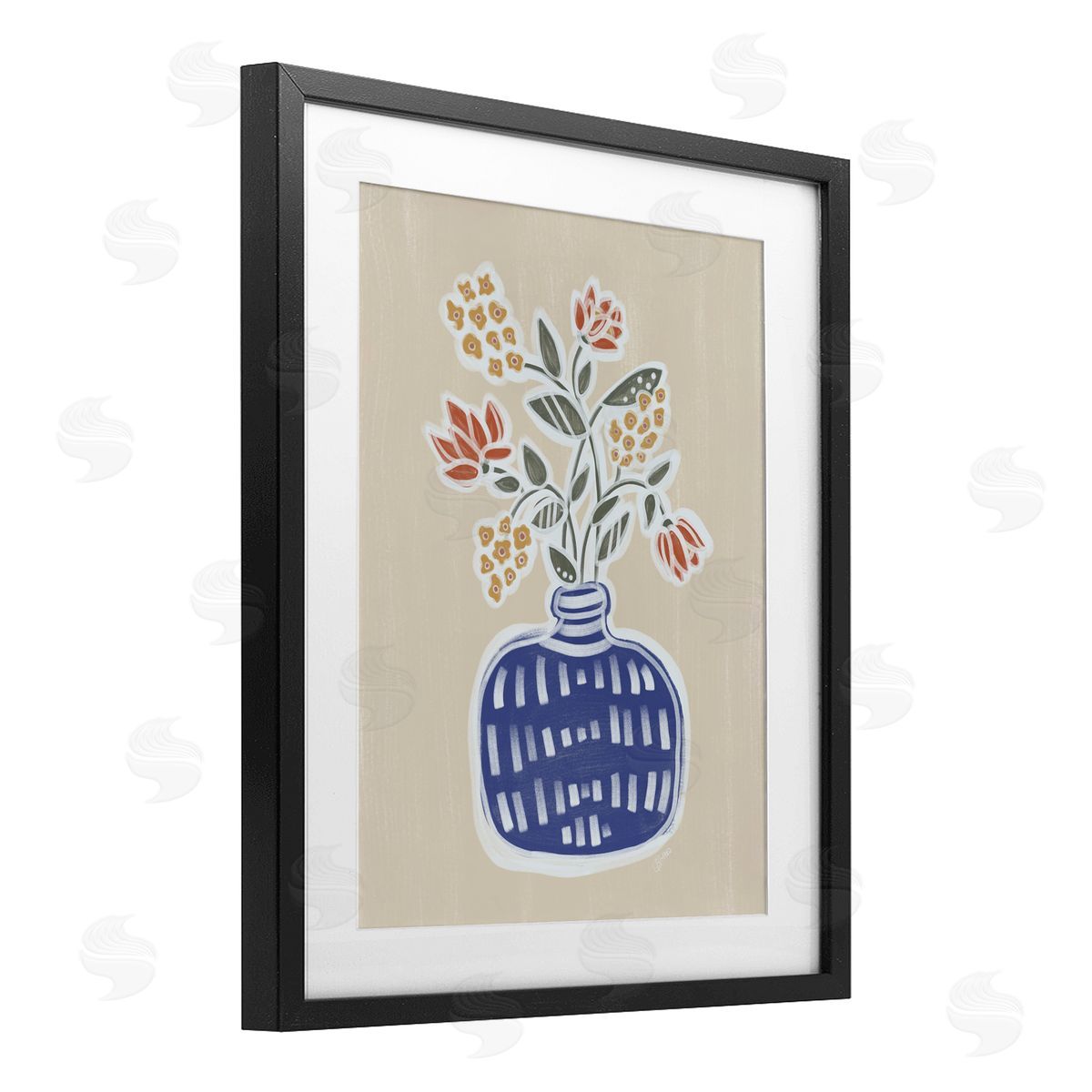 Beki Marquardt Lucy Flower Bouquet Canvas Wall Art Print