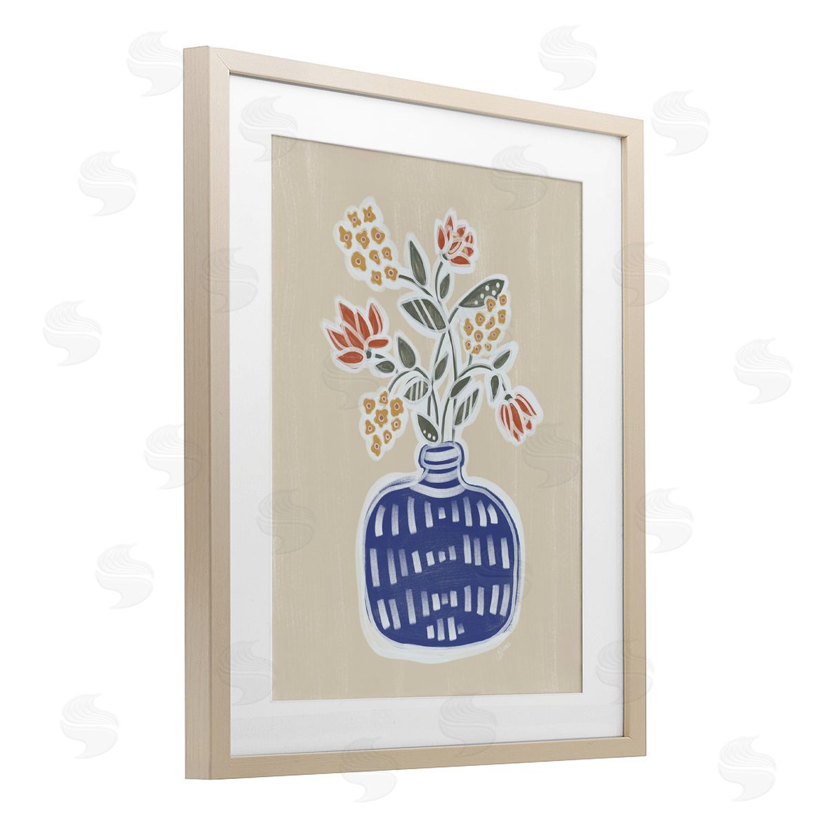 Beki Marquardt Lucy Flower Bouquet Canvas Wall Art Print