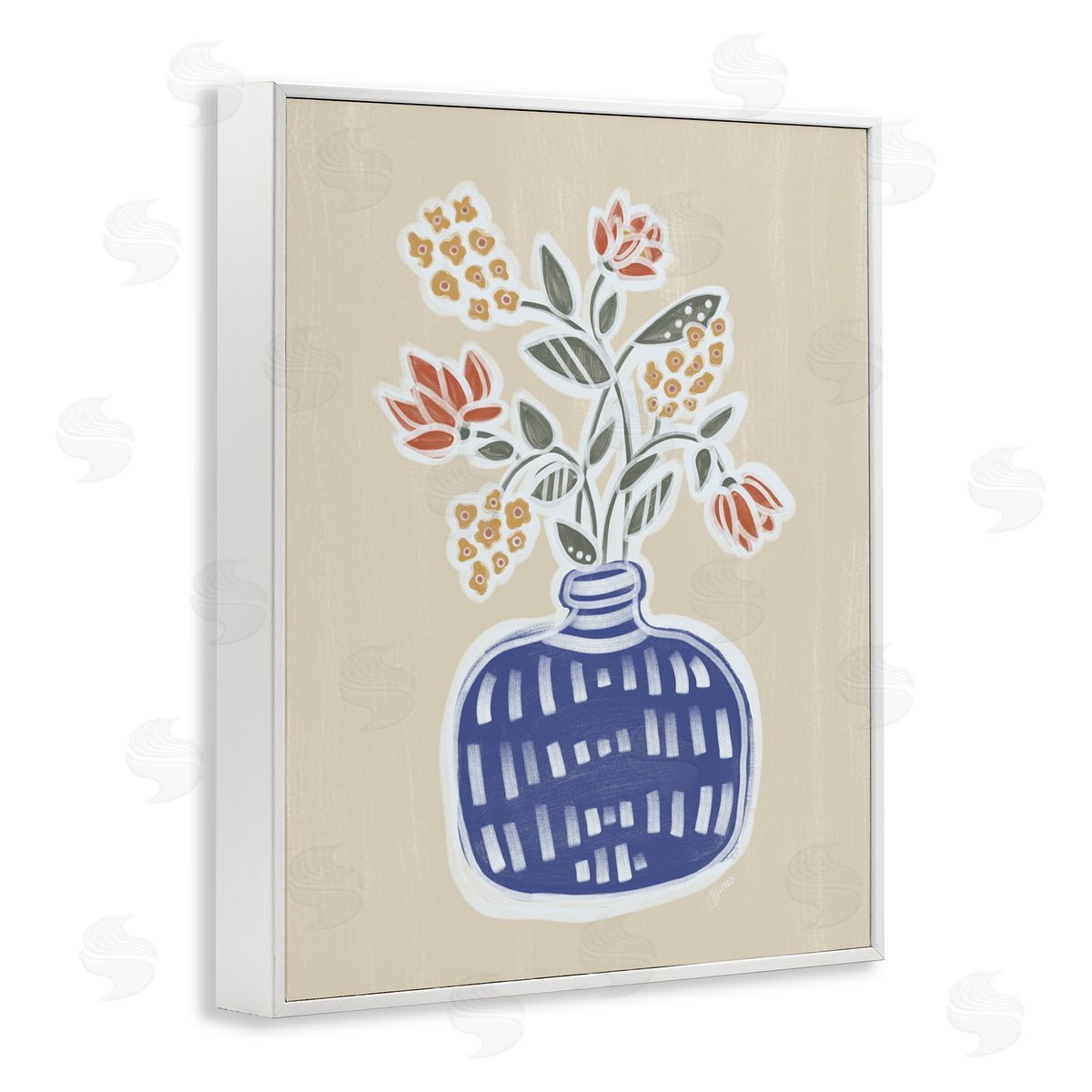 Beki Marquardt Lucy Flower Bouquet Canvas Wall Art Print
