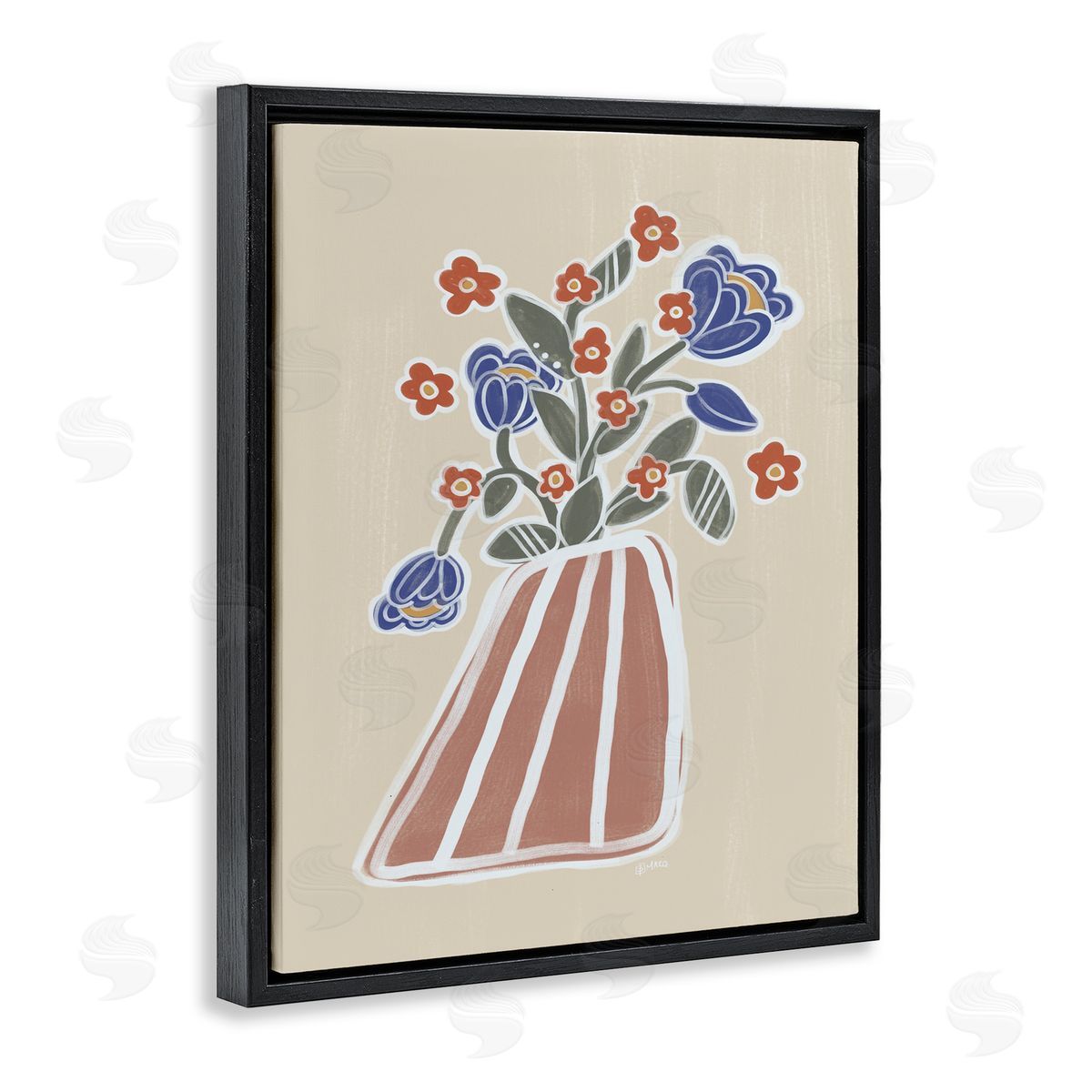 Beki Marquardt Helene Flower Bouquet Canvas Wall Art Print