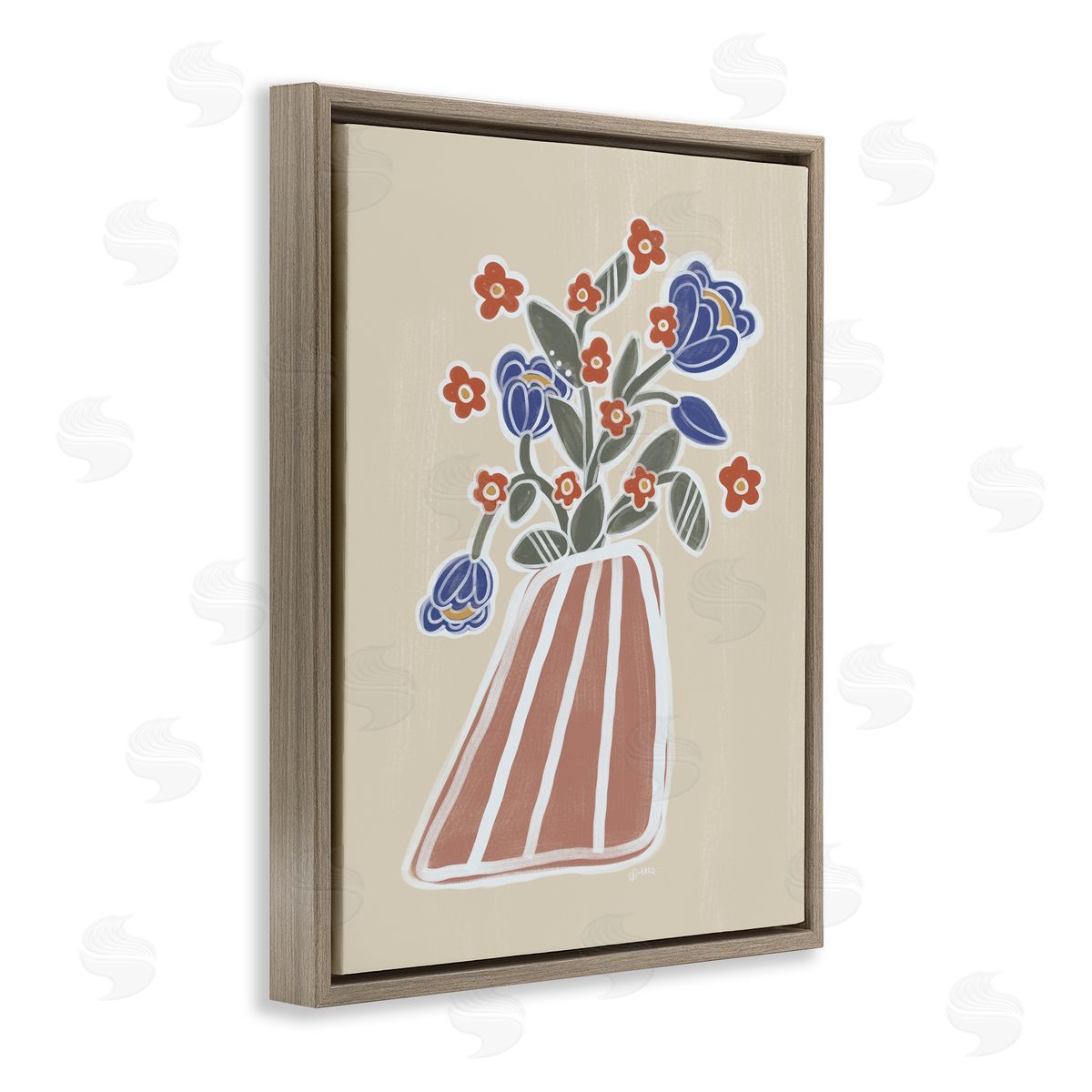 Beki Marquardt Helene Flower Bouquet Canvas Wall Art Print