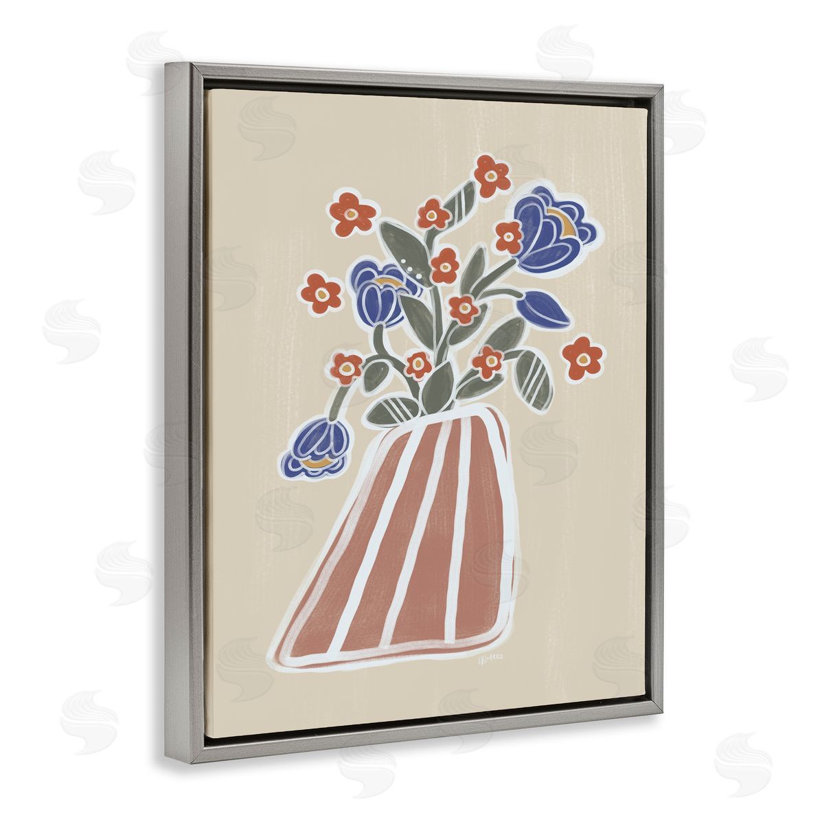 Beki Marquardt Helene Flower Bouquet Canvas Wall Art Print