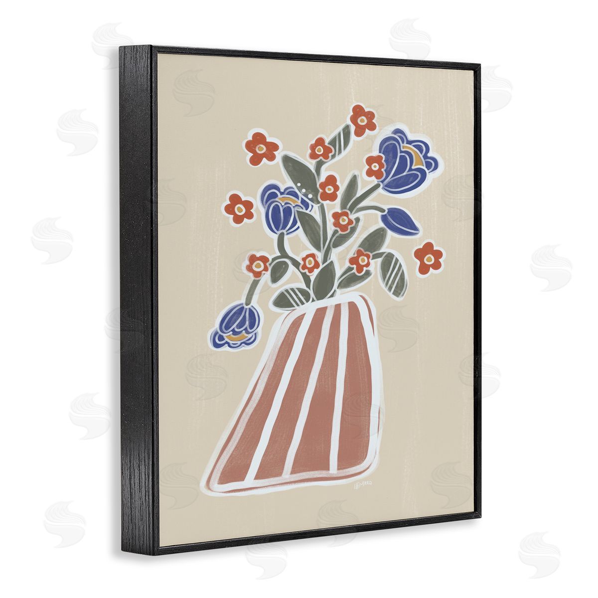Beki Marquardt Helene Flower Bouquet Canvas Wall Art Print