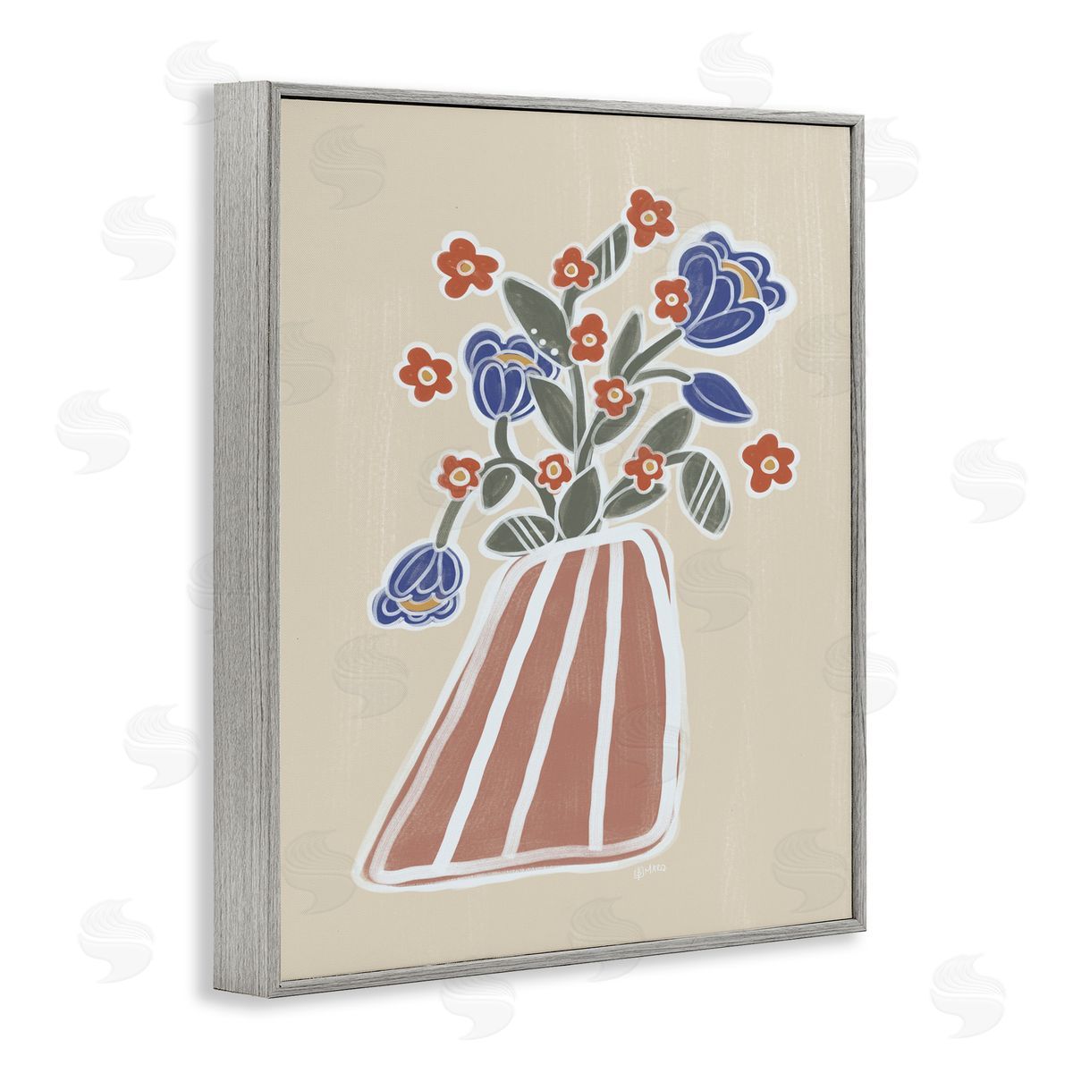 Beki Marquardt Helene Flower Bouquet Canvas Wall Art Print