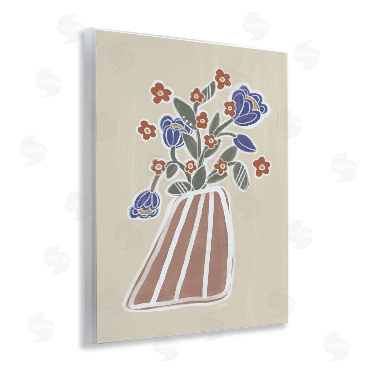 Beki Marquardt Helene Flower Bouquet Canvas Wall Art Print