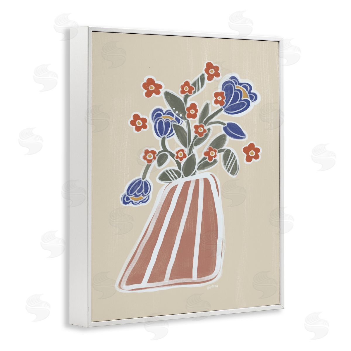 Beki Marquardt Helene Flower Bouquet Canvas Wall Art Print