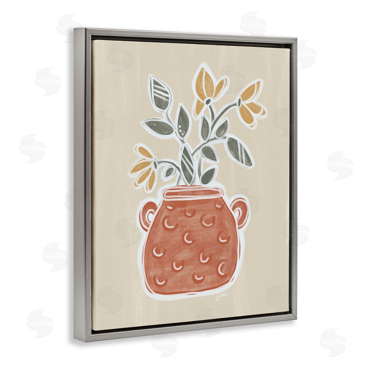 Beki Marquardt Clarence Flower Bouquet Canvas Wall Art Print