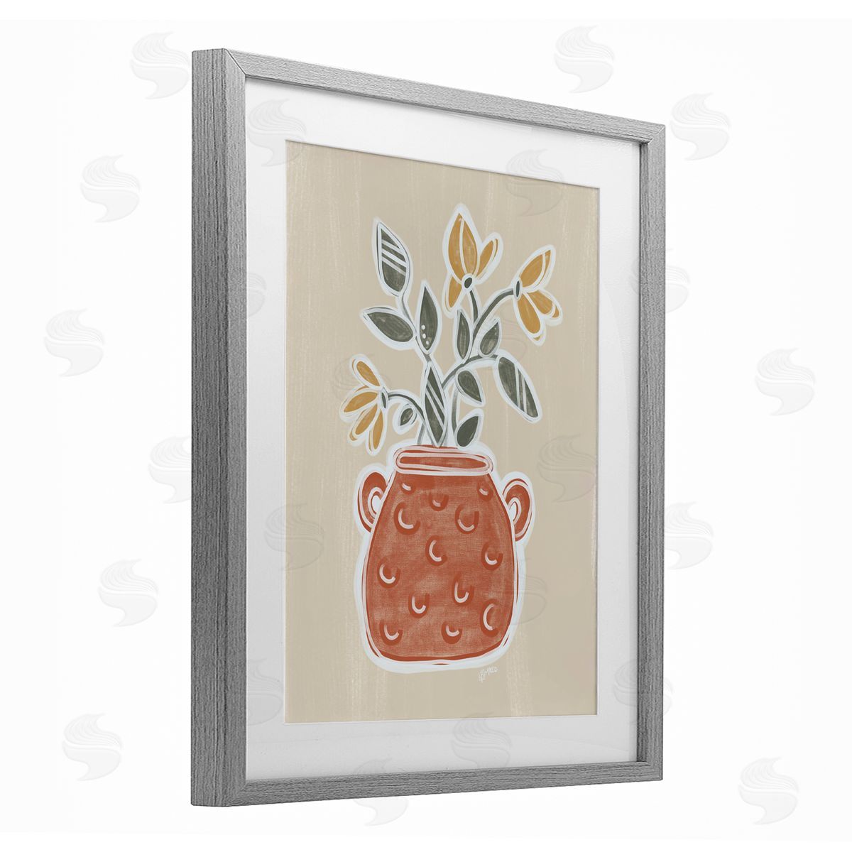 Beki Marquardt Clarence Flower Bouquet Canvas Wall Art Print