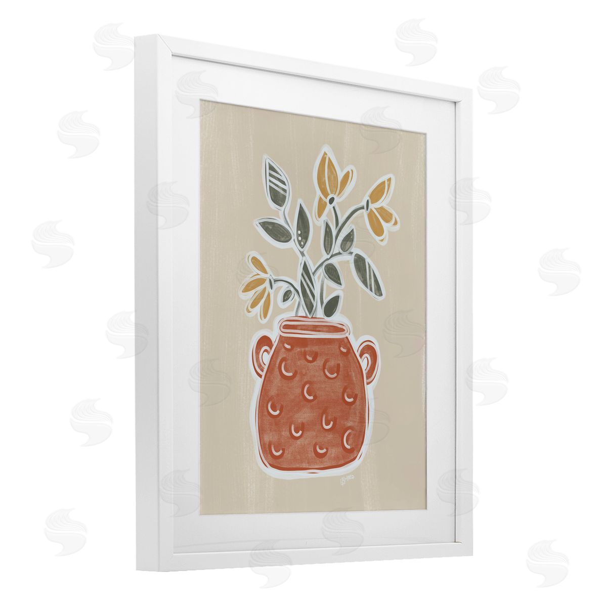 Beki Marquardt Clarence Flower Bouquet Canvas Wall Art Print