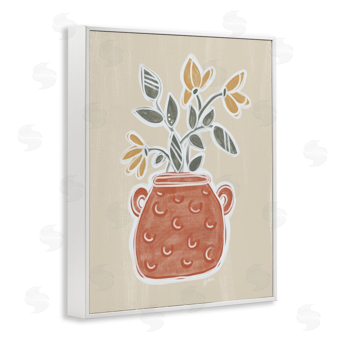 Beki Marquardt Clarence Flower Bouquet Canvas Wall Art Print