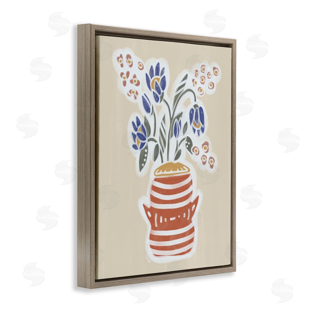 Beki Marquardt Genevieve Flower Bouquet Canvas Wall Art Print