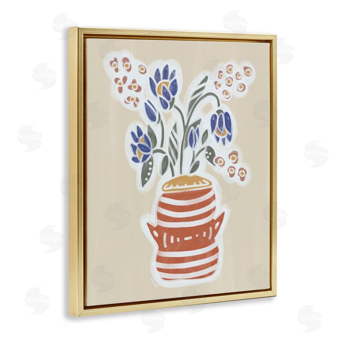 Beki Marquardt Genevieve Flower Bouquet Canvas Wall Art Print