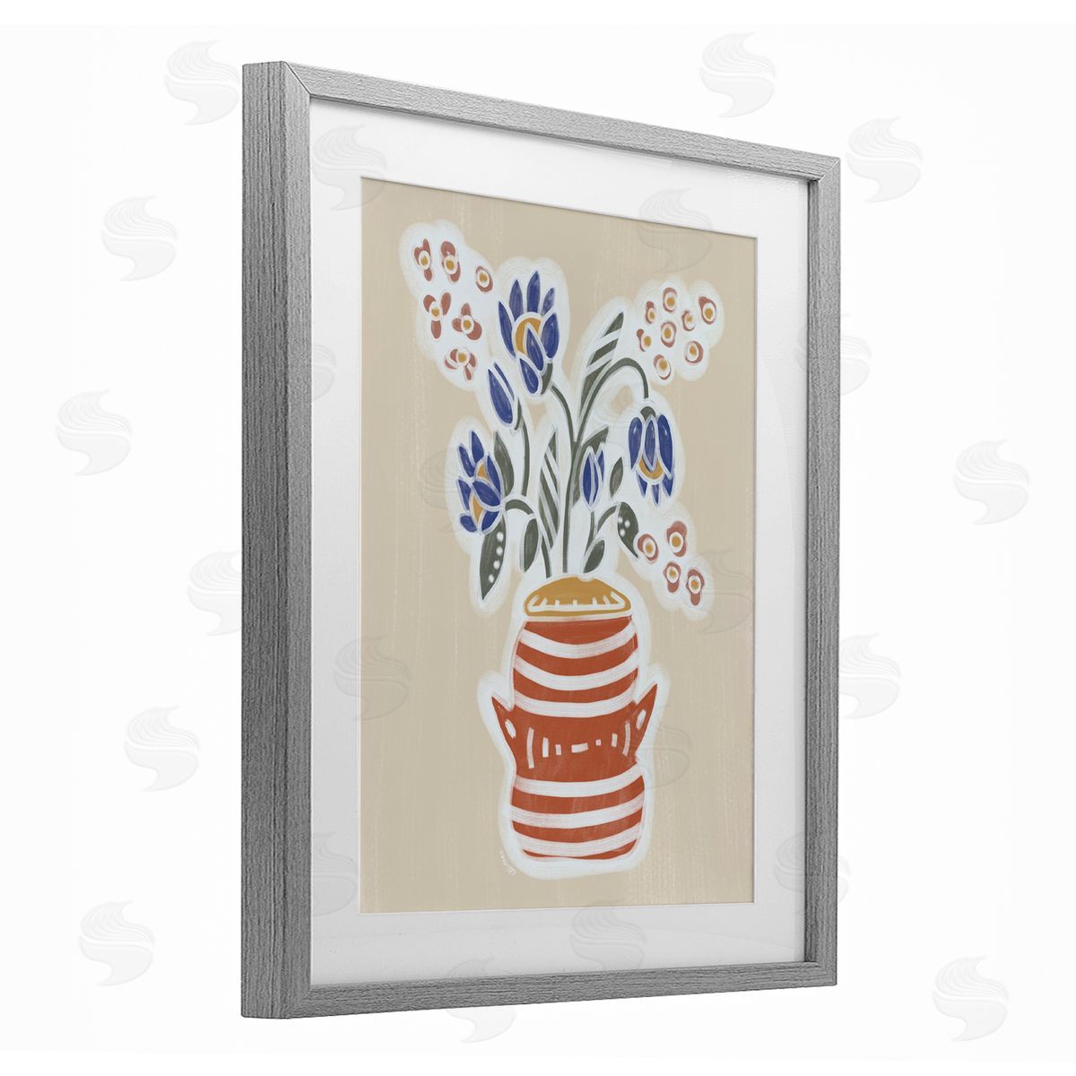Beki Marquardt Genevieve Flower Bouquet Canvas Wall Art Print