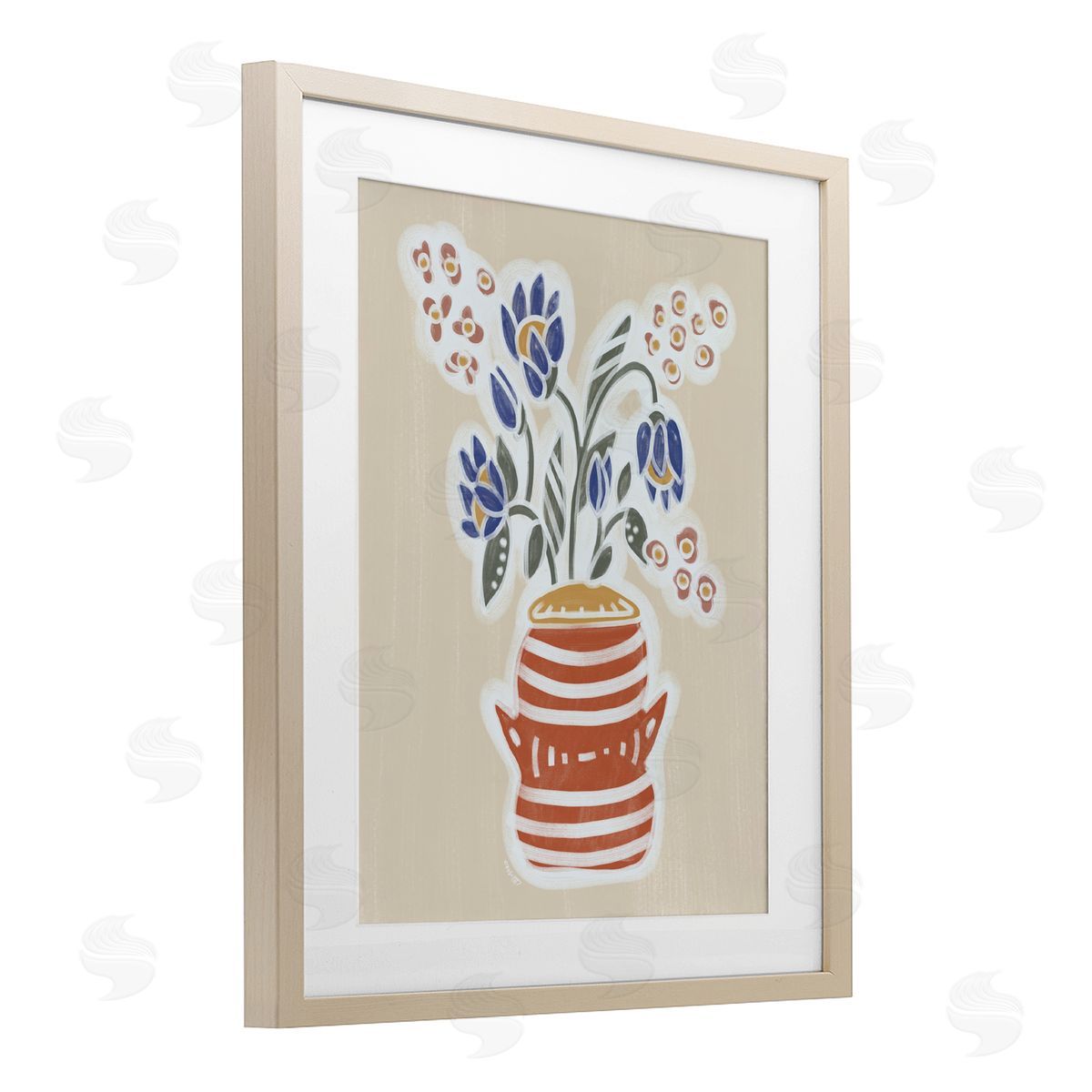 Beki Marquardt Genevieve Flower Bouquet Canvas Wall Art Print