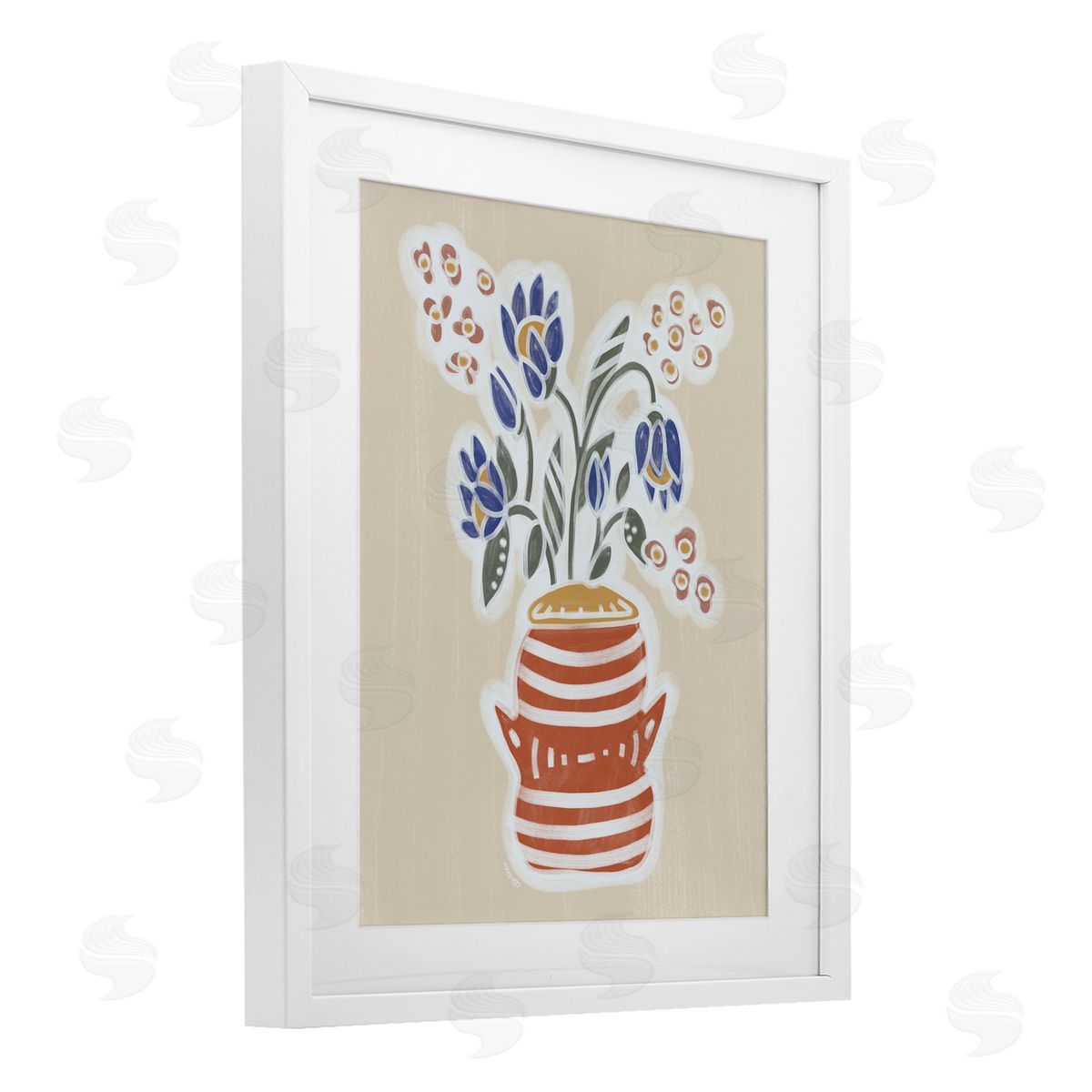 Beki Marquardt Genevieve Flower Bouquet Canvas Wall Art Print