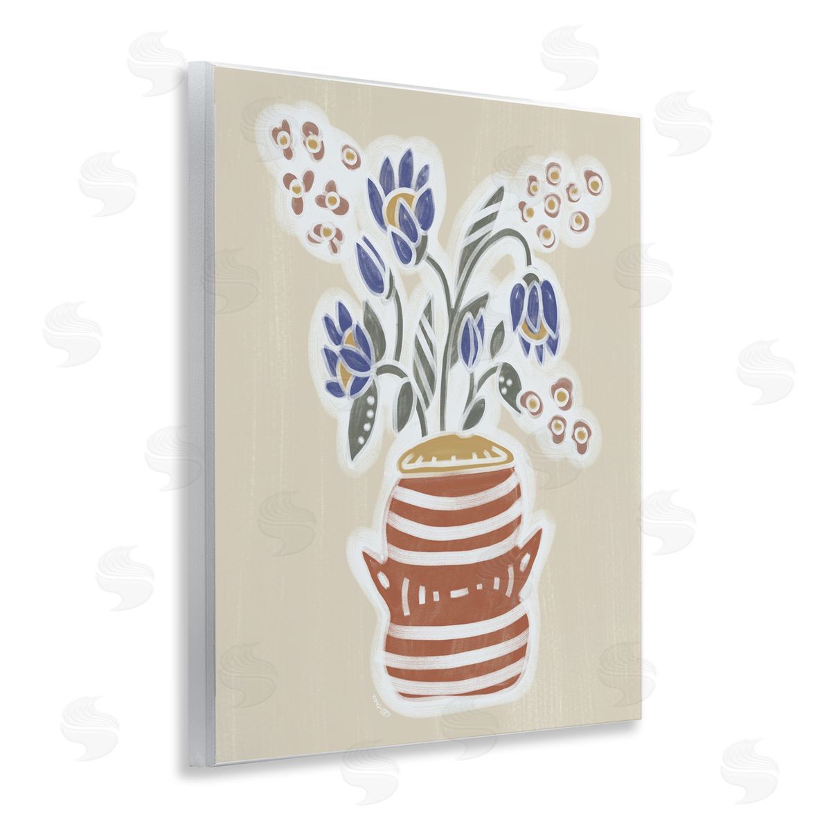 Beki Marquardt Genevieve Flower Bouquet Canvas Wall Art Print