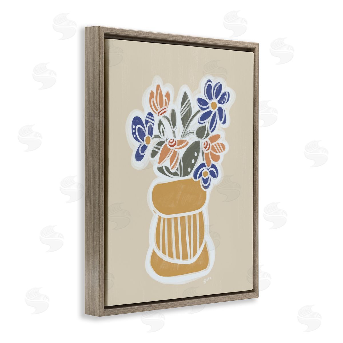 Beki Marquardt Arria Flower Bouquet Canvas Wall Art Print