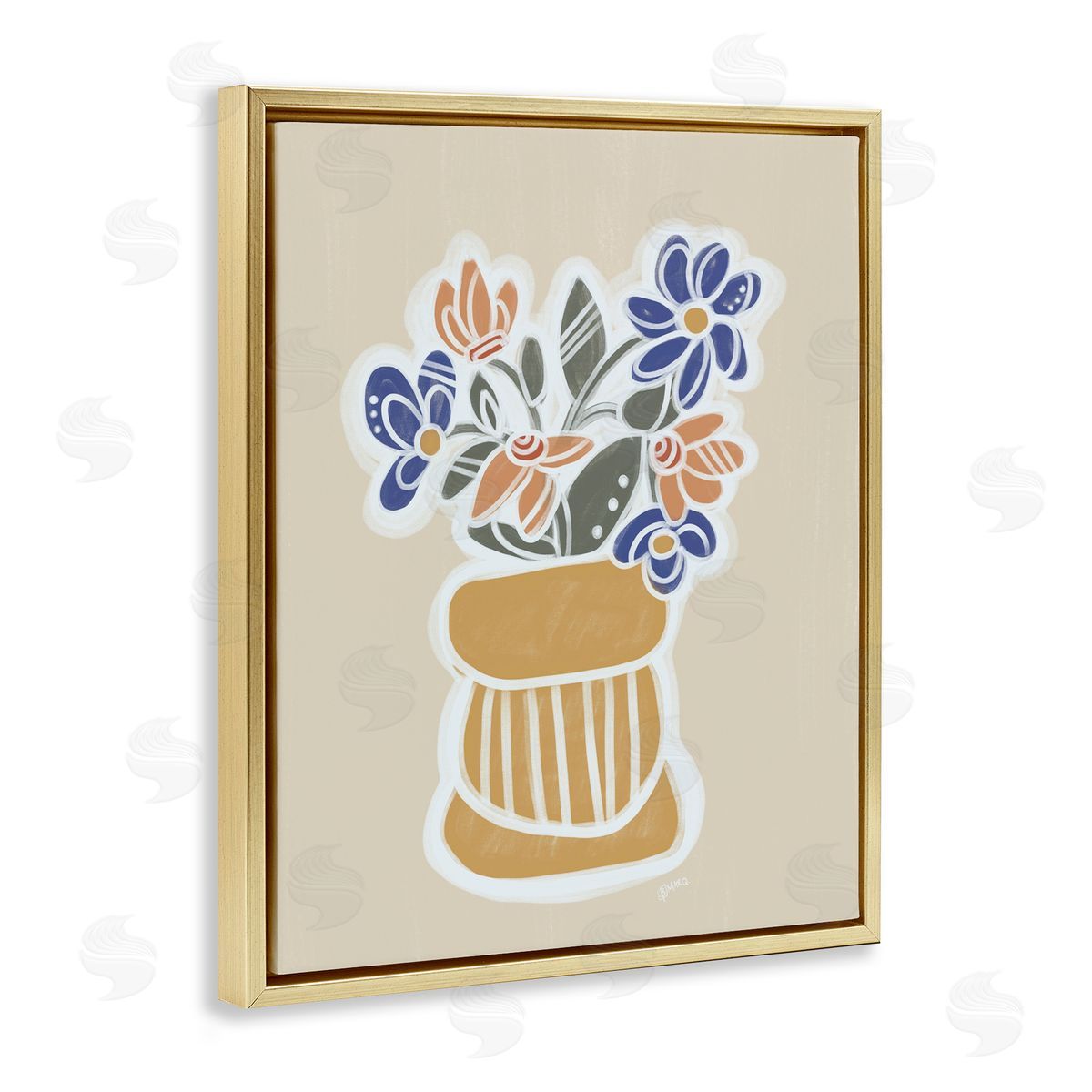 Beki Marquardt Arria Flower Bouquet Canvas Wall Art Print
