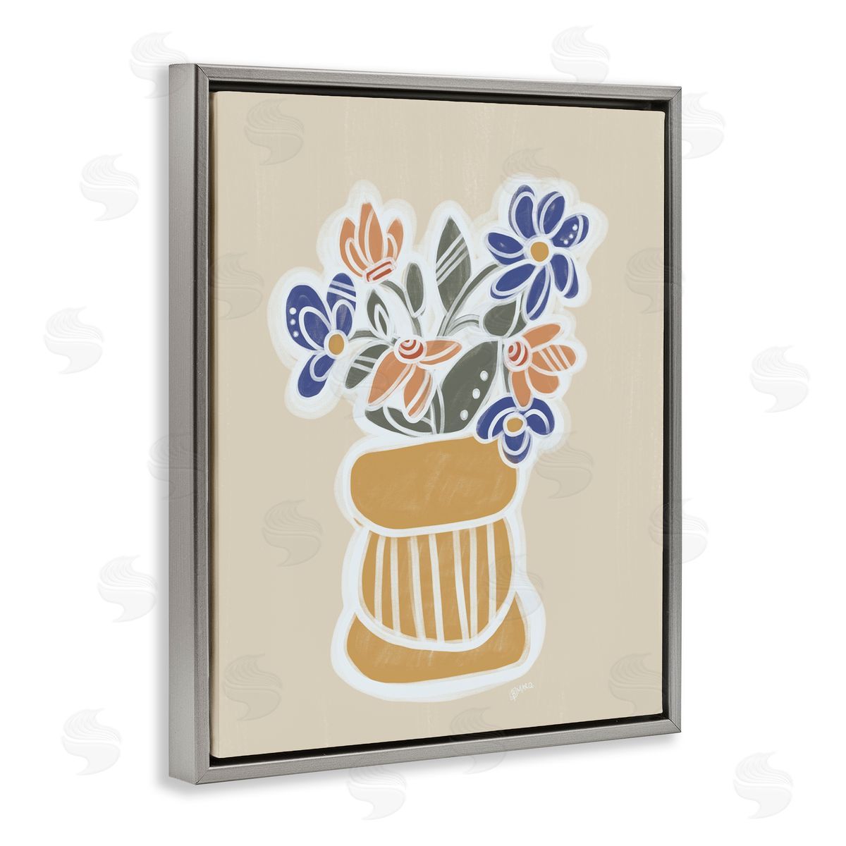 Beki Marquardt Arria Flower Bouquet Canvas Wall Art Print