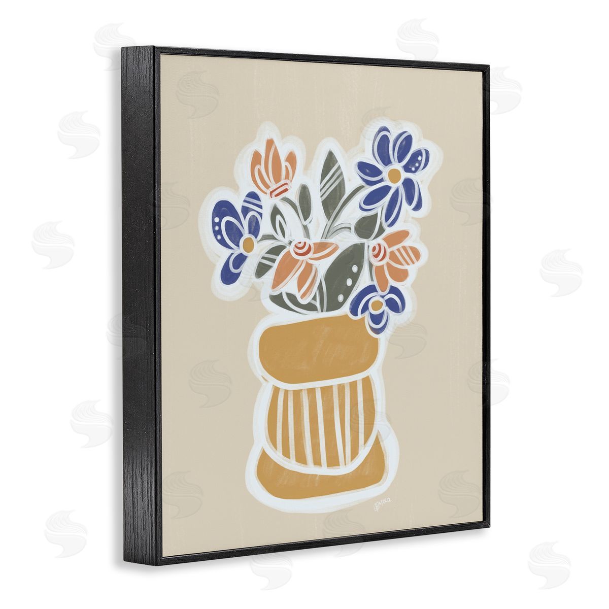 Beki Marquardt Arria Flower Bouquet Canvas Wall Art Print