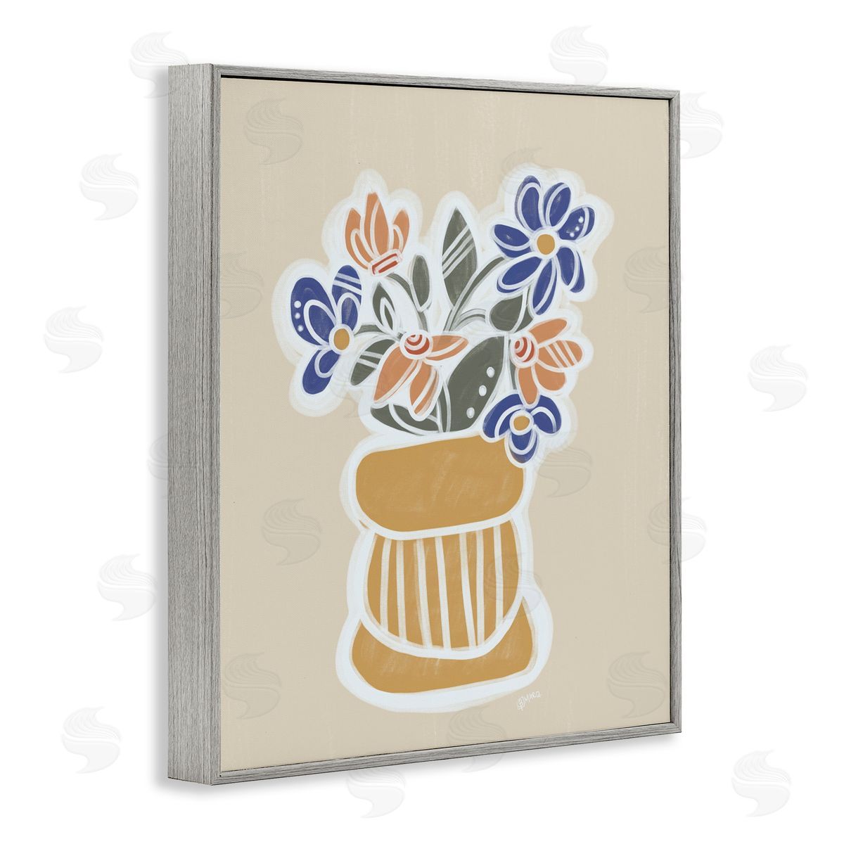 Beki Marquardt Arria Flower Bouquet Canvas Wall Art Print