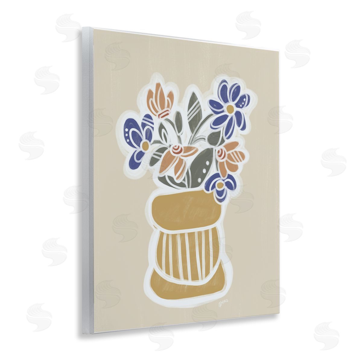 Beki Marquardt Arria Flower Bouquet Canvas Wall Art Print