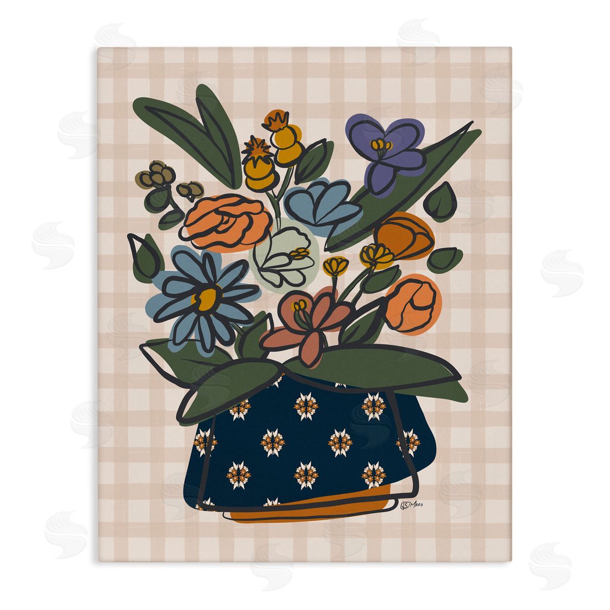Beki Marquardt Little Garden Bouquet Canvas Wall Art Print