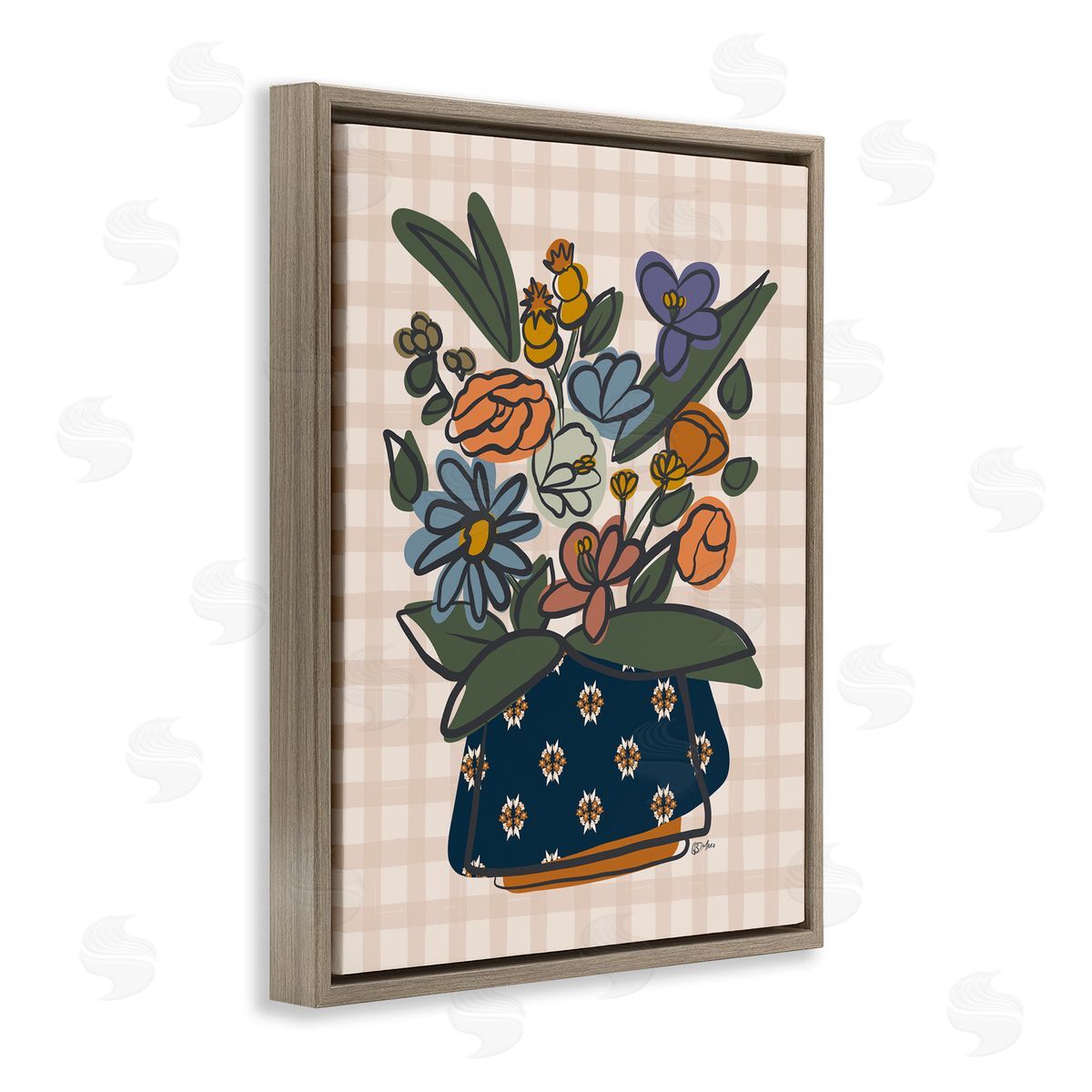 Beki Marquardt Little Garden Bouquet Canvas Wall Art Print