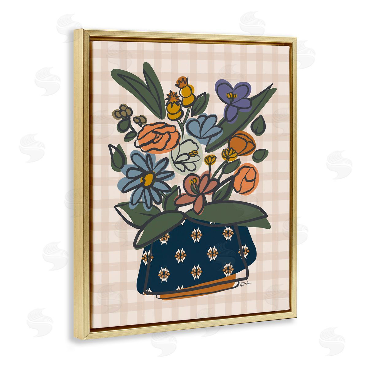 Beki Marquardt Little Garden Bouquet Canvas Wall Art Print