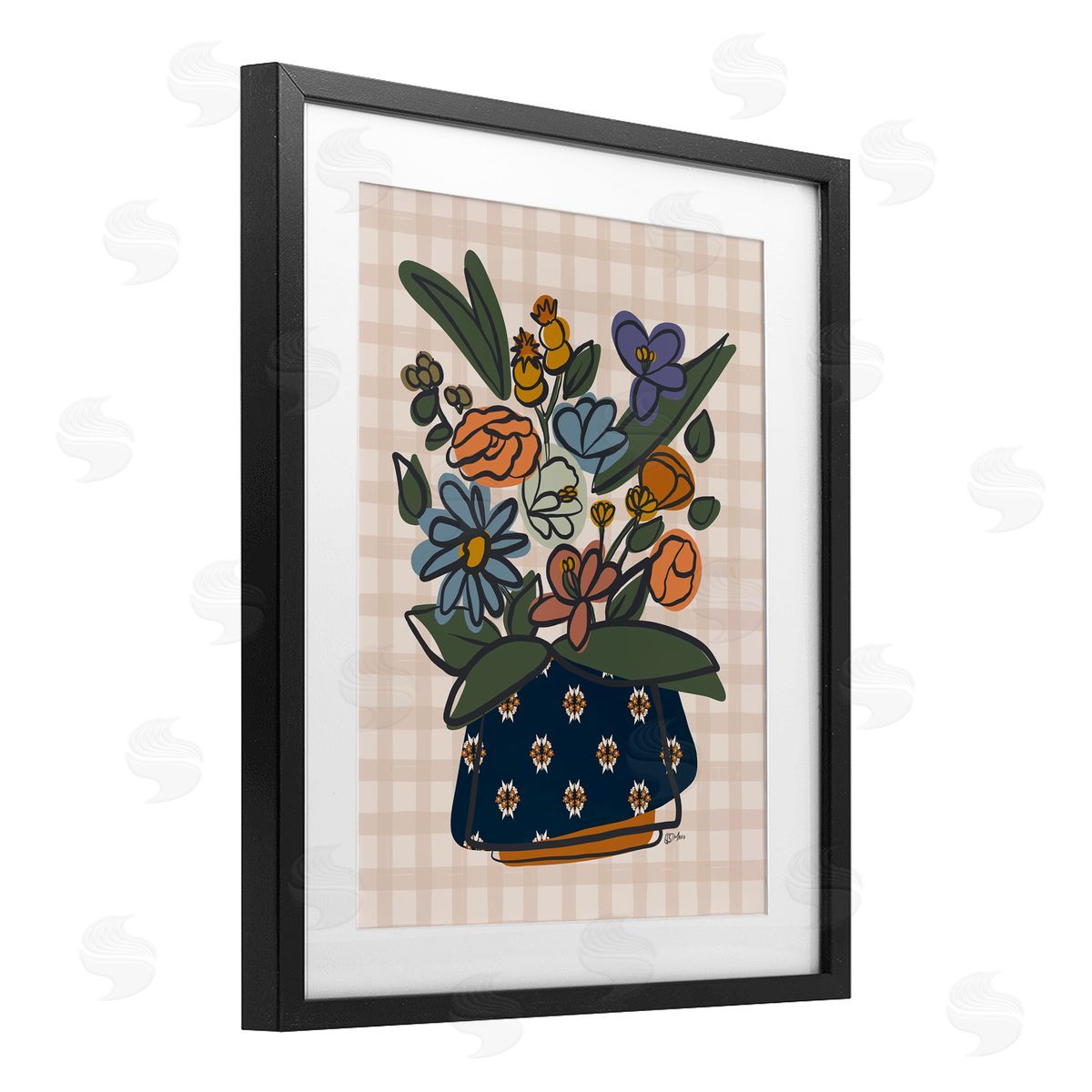 Beki Marquardt Little Garden Bouquet Canvas Wall Art Print
