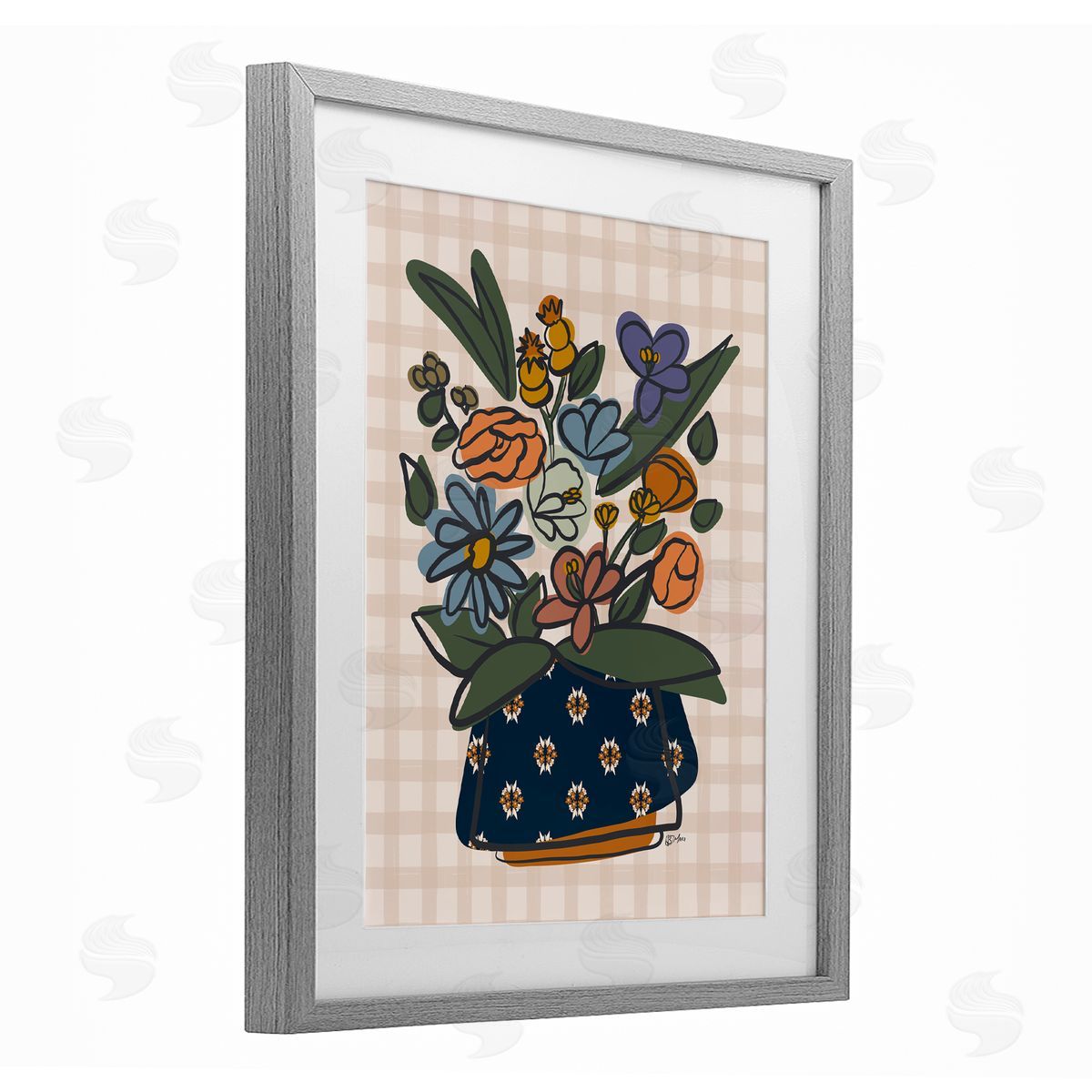 Beki Marquardt Little Garden Bouquet Canvas Wall Art Print
