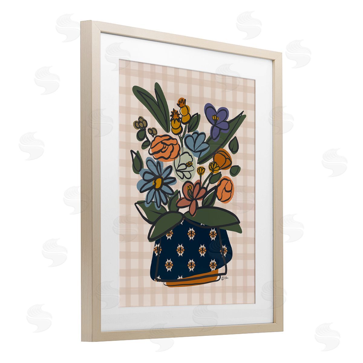 Beki Marquardt Little Garden Bouquet Canvas Wall Art Print