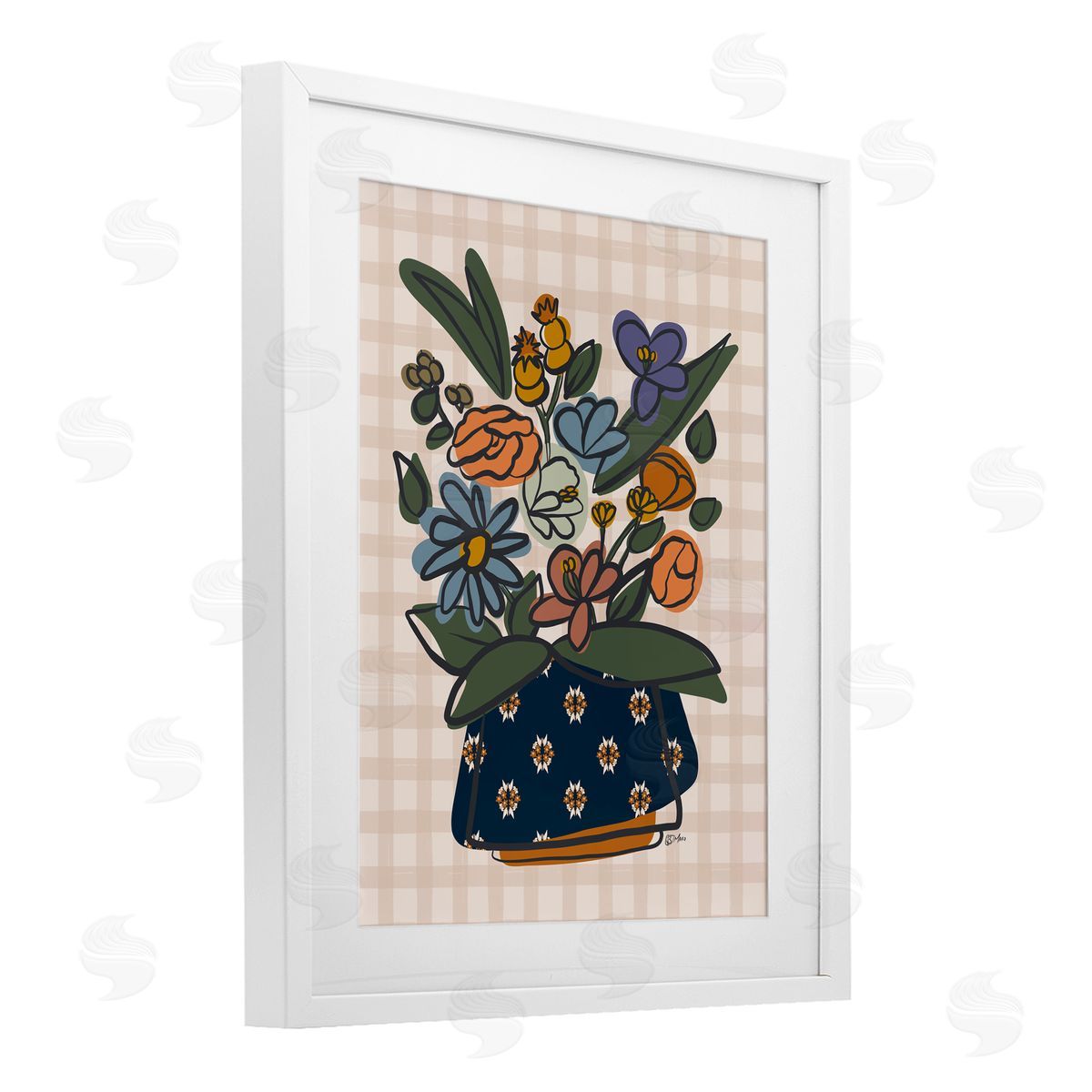 Beki Marquardt Little Garden Bouquet Canvas Wall Art Print