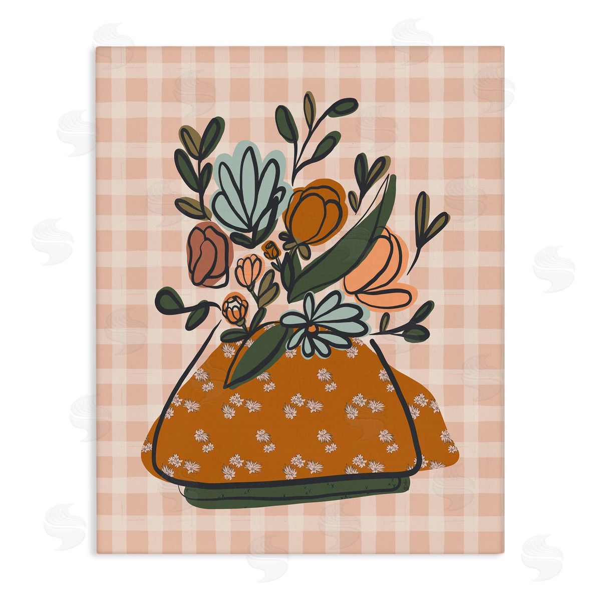 Beki Marquardt Piano Room Florals Canvas Wall Art Print