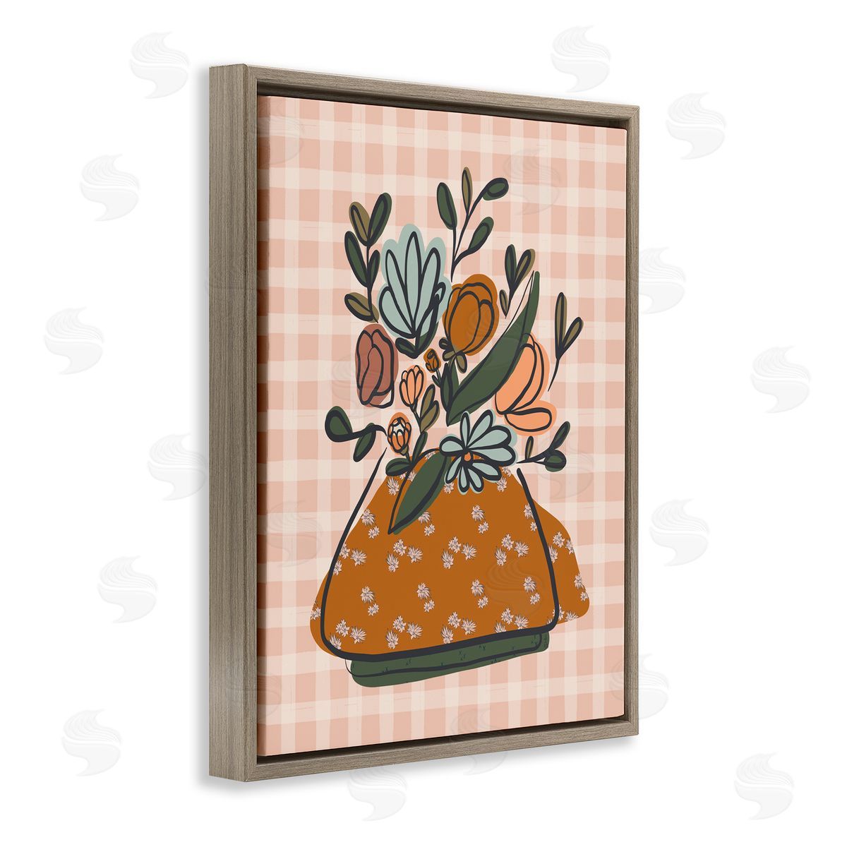 Beki Marquardt Piano Room Florals Canvas Wall Art Print